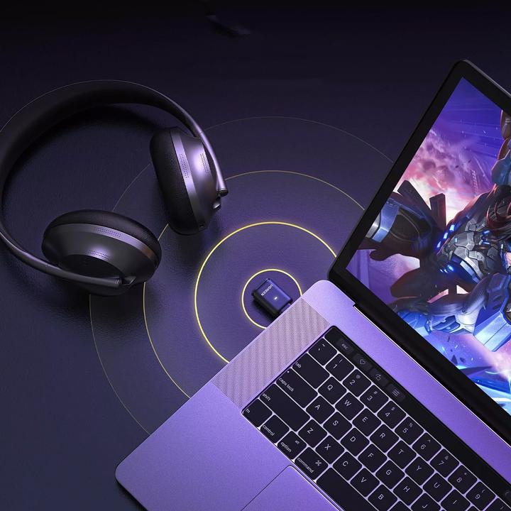 Actual product image Ugreen Bluetooth 5.3 Audio Adapter/Transmitter - Black (Channels)