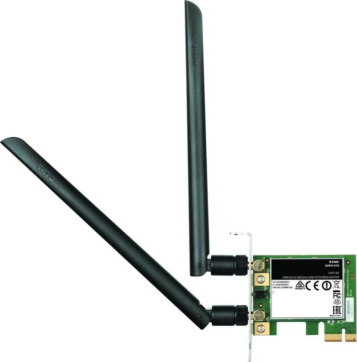 Image du produit D-Link DWA-582 : Adaptateur réseau WLAN PCIe (Mini PCI Express)