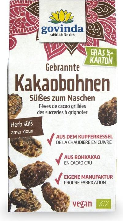Produktbild Gebrannte Kakaobohnen (100 g)