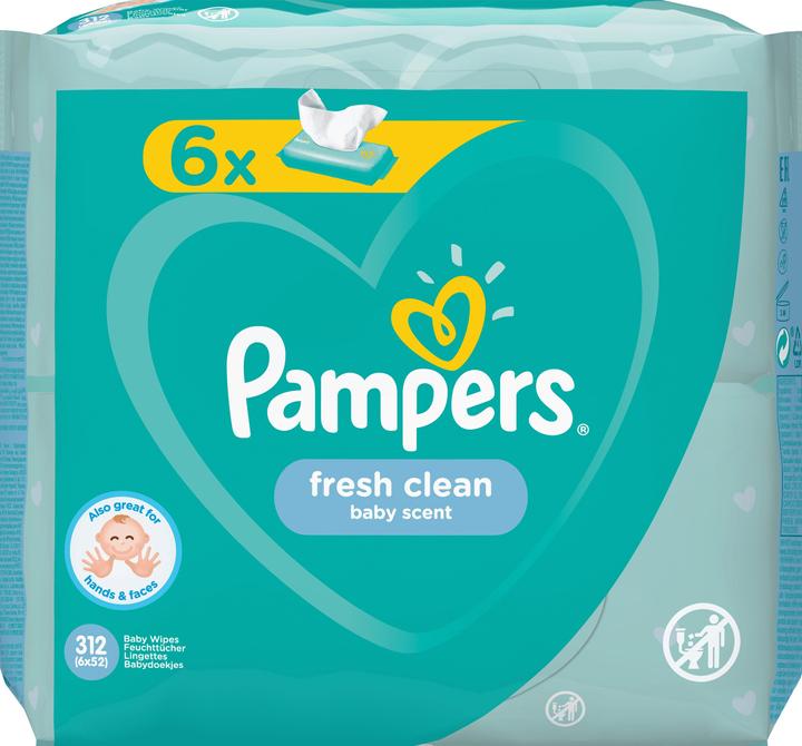 Pampers Fresh Clean (312 Stück)