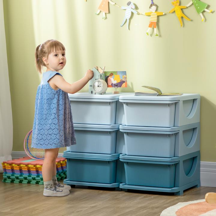 Produktbild Homcom Kinderschubladenschrank mit abgerundete Kanten