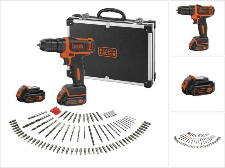 Image du produit Black & Decker & Decker BDCDD12BAFC perceuse (Fonctionnement sur batterie)