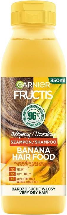 Garnier Fructis Banana Hair Food Shampoo nourishing shampoo for very dry hair 350ml (350 ml, Trockenshampoo)