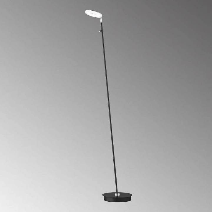 Actual product image Fischer & Honsel Honsel floor lamp Dent - sand black/chrome coloured (40405)