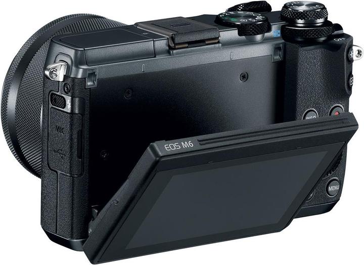 Produktbild Canon EOS M6 Kit - Import (18 - 150 mm, 24.20 Mpx, APS-C / DX)