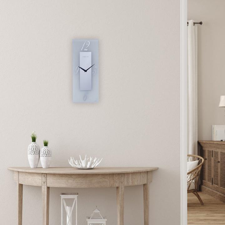 Immagine prodotto Nextime Orologio da parete Dali trasparente/bianco