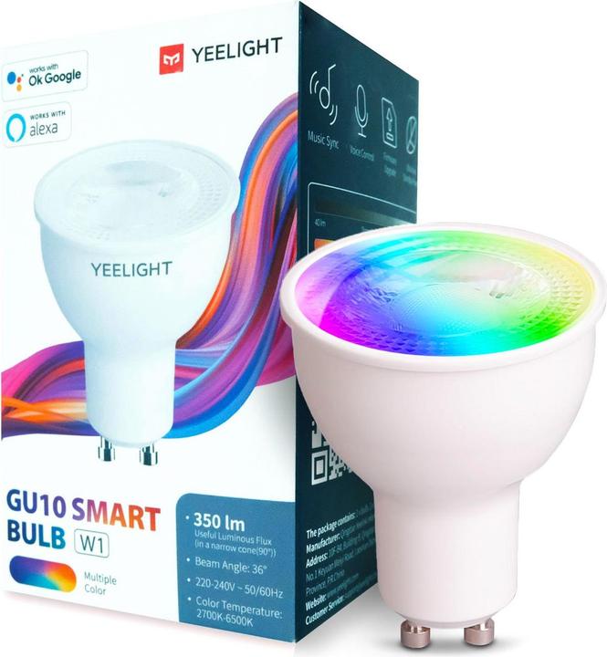 Immagine prodotto Yeelight W5 (GU10, 4.50 W, 350 lm, 4 x, F)