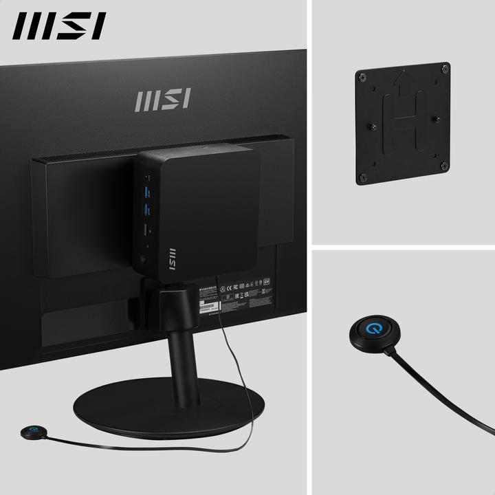 Actual product image MSI Cubi NUC 1MG (without operating system) (Intel Core 7 150U, 16 GB, 512 GB, Intel UHD Graphics)