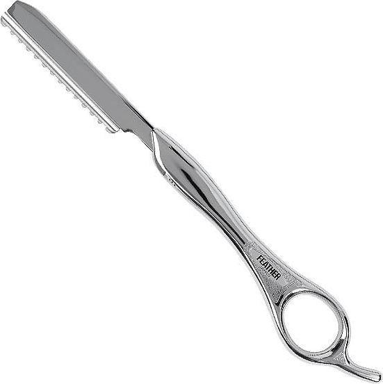 Feather Rasiermesser Original silber