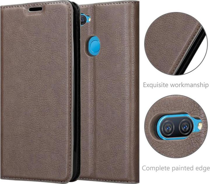 Actual product image Cadorabo Book Invisible Magnet Cover (Oppo A12)