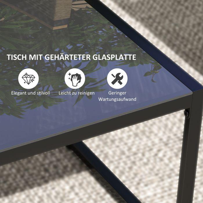 Immagine prodotto Swisshandel24 Polyrattan Gartenmöbel Set 4 Personen, Schwarz