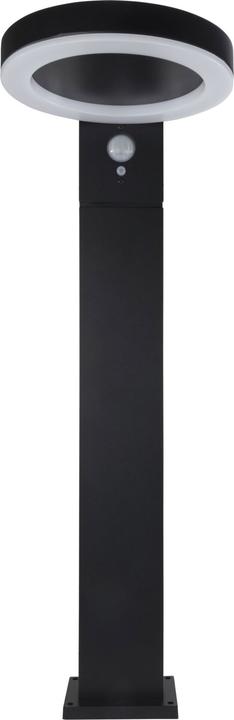 REV LED Solar Floor Lamp Round black (IP44)