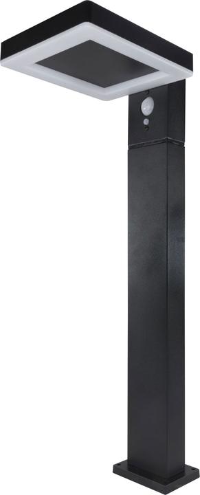 REV LED Solar Floor Lamp Square black (230 lm, IP44)