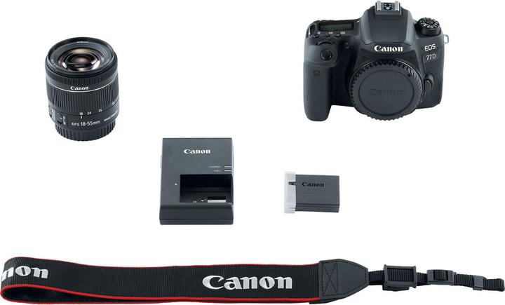 Image du produit Canon Kit EOS 77D (18 - 55 mm, 24.20 Mpx, APS-C / DX)