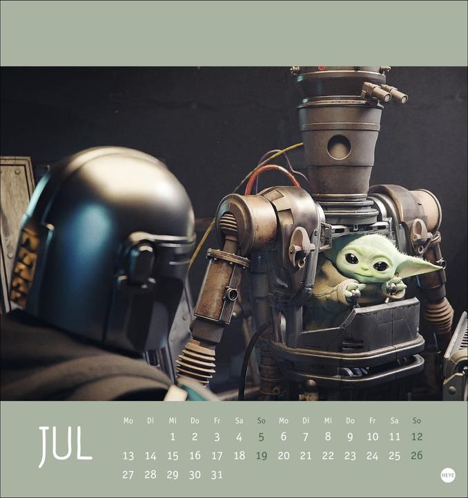 Produktbild The Mandalorian Postkartenkalender 2026 (Harter Einband, Deutsch)