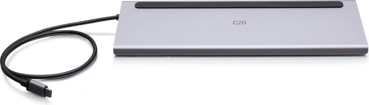Image du produit C2G Station d'accueil USB-C 10-en-1 triple écran (USB-C, 3 Ports)