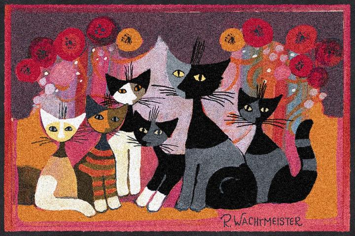 Immagine prodotto Salonloewe Zerbino Rosina Wachtmeister Festa dei Gatti 050x075 cm (50 x 75 cm)