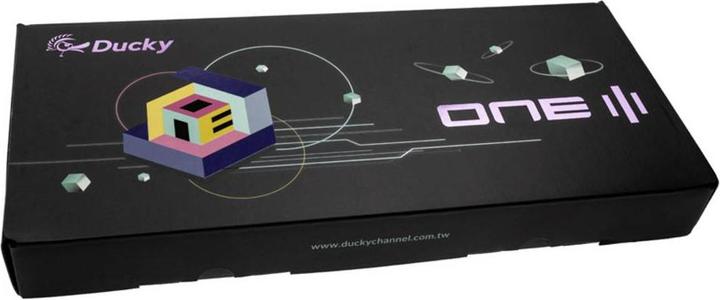 Productafbeelding Ducky One 3 Classic Zwart/Wit TKL Gaming Keyboard, RGB LED - MX-Red (NL, Bedraad)
