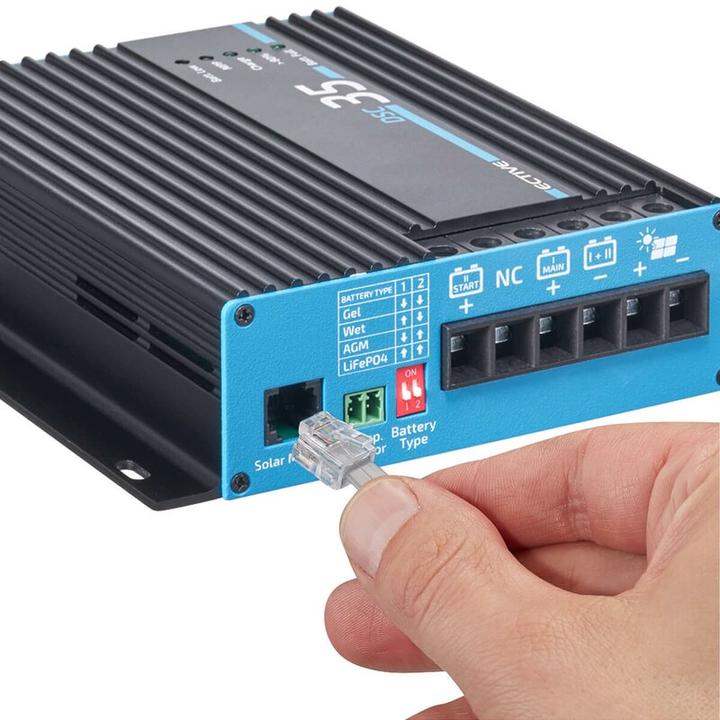 Immagine prodotto Ective Regolatore di carica solare MPPT DSC35 Regolatore solare 500Wp 35A per 2 batterie da 12V FV