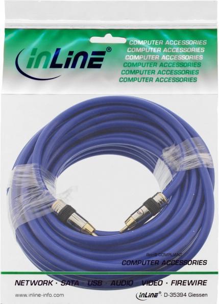 Actual product image InLine Cinch cable VIDEO & digital AUDIO (20 m, Cinch)