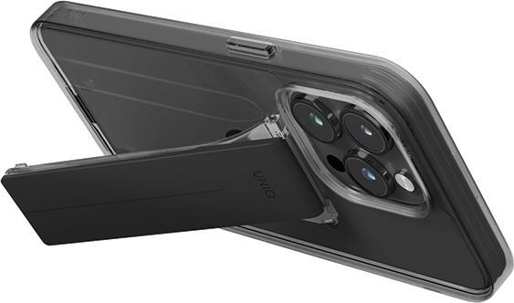 Actual product image Uniq etui Heldro Mount with Stand iPhone 15 Pro Max 6.7" dymny/vapour smoke (Apple iPhone 15 Pro Max)