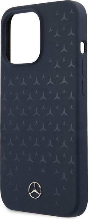 Produktbild Mercedes Benz Hülle iPhone 13 Pro Max - Hardcase Schutzhülle blau Soft Touch No.344 (Apple iPhone 13 Pro Max)