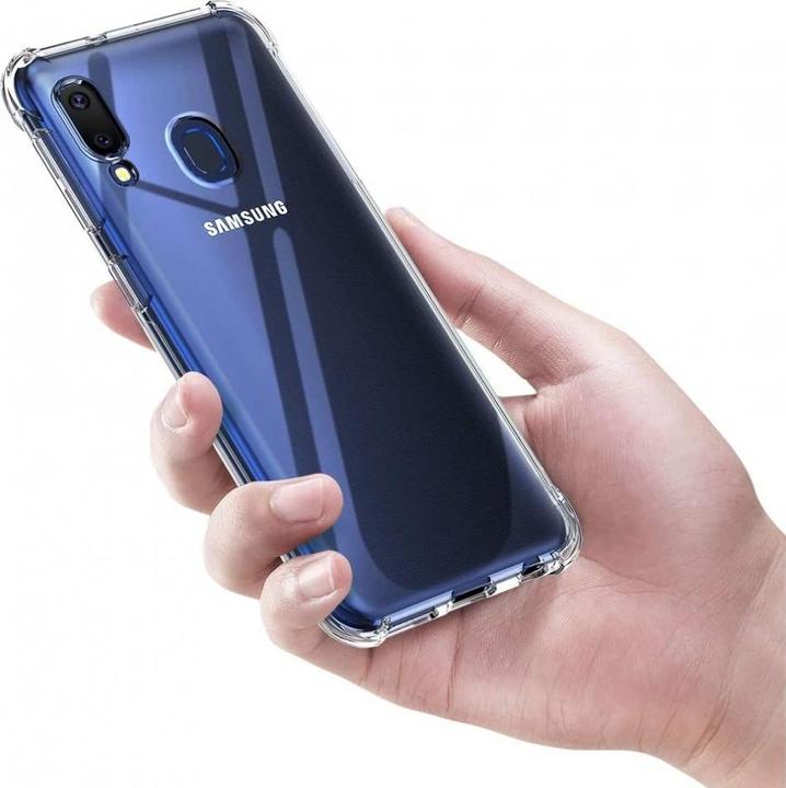 Produktbild Screenguard Samsung Galaxy A20e Hülle Crystal Soft Airbag Bumper (Samsung Galaxy A20e)