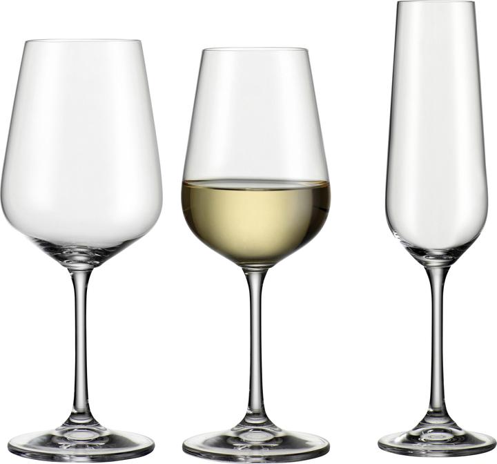 Produktbild Bohemia Cristal BOHEMIA Sel.Weinglas 12tlg (12 Gläser, Rotweingläser)