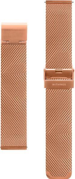 Image du produit Withings Bracelet boucle en maille (18 mm, Acier inoxydable et revêtement PVD)