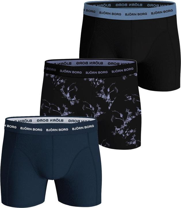 Björn Borg Boxershort Casual Figurbetont Cotton Stretch Boxer 3P (XXL, 3er Pack)