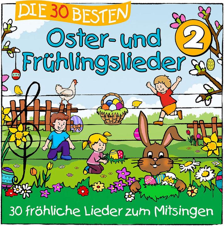Les 30 meilleures chansons de Pâques et de printemps 2 (Simone Sommerland, Karsten Bonheur, Les grenouilles de la crèche, Allemand)