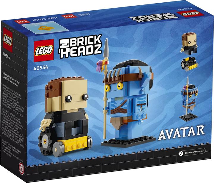 Produktbild LEGO BrickHeadz Jake Sully und sein Avatar 40554 (40554, LEGO Brickheadz, LEGO Seltene Sets)