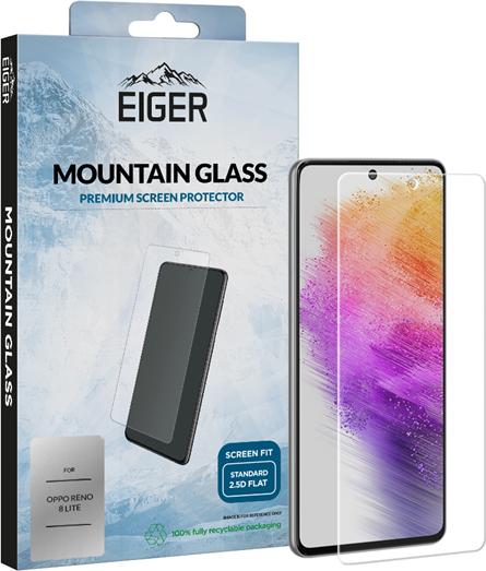 Actual product image Eiger Mountain Glass Clear (1 Piece, Oppo Reno 8 Lite 5G)