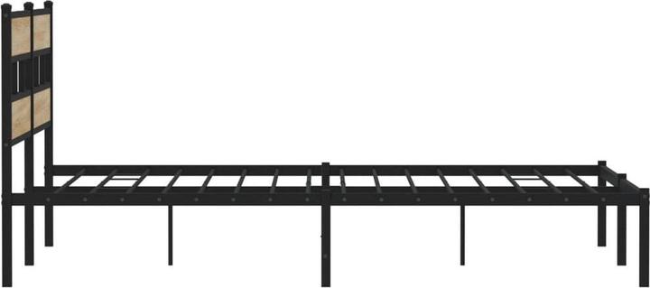 Produktbild VidaXL Metallbett Bettgestell Bett Lattenrost Doppelbett ohne Matratze 183x213cm (183 x 213 cm)