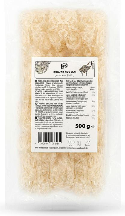 Immagine prodotto KoRo Prodotto simile a uno spaghetto a base di farina di konjac (500 g)