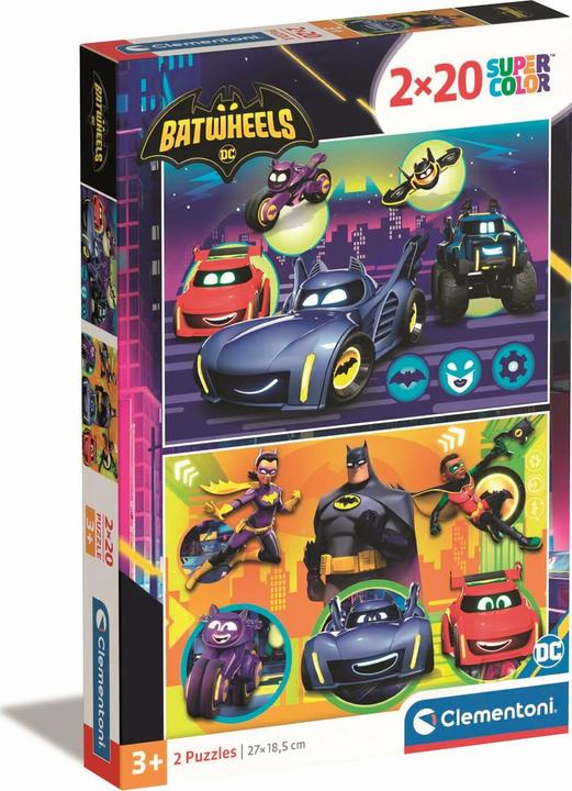 Image du produit Clementoni Batwheels Puzzel 2x20pcs. (20 pièces)