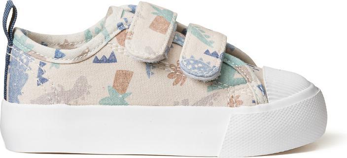 Image du produit La Redoute Collections Baskets en toile imprimée avec fermeture velcro (25)