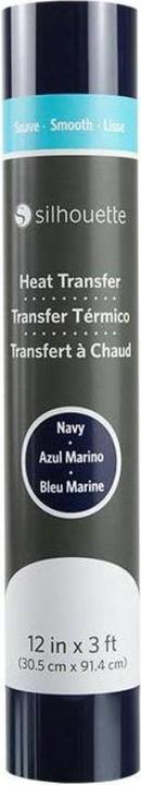 Silhouette Aufbügelfolie 30.5 cm x 90 cm Navy, glatt
