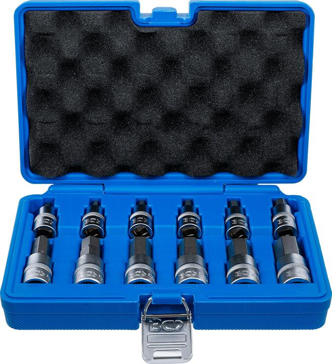 Image du produit BGS Jeu d'embouts (Six pans creux M5, Six pans creux M6, Six pans creux M8, Six pans creux M10, Six pans creux M12, Six pans creux M7, Six pans creux M14, Six pans creux M16, Six pans creux M17, Six pans creux M18, Six pans creux M19, Six pans creux M22)