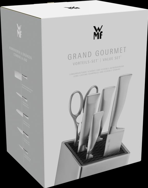 Immagine prodotto WMF Grand Gourmet Messerblock mit Messerset 6teilig, Made in Germany