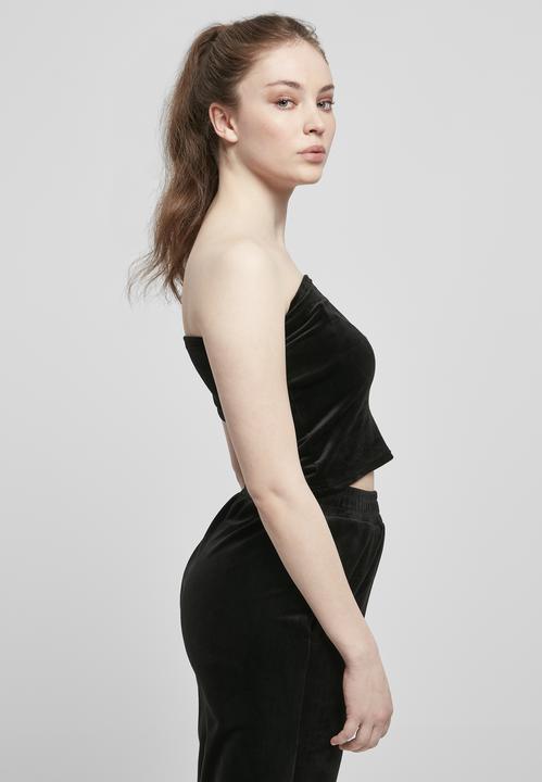 Immagine prodotto Urban Classics Top corto da donna in velluto (S)