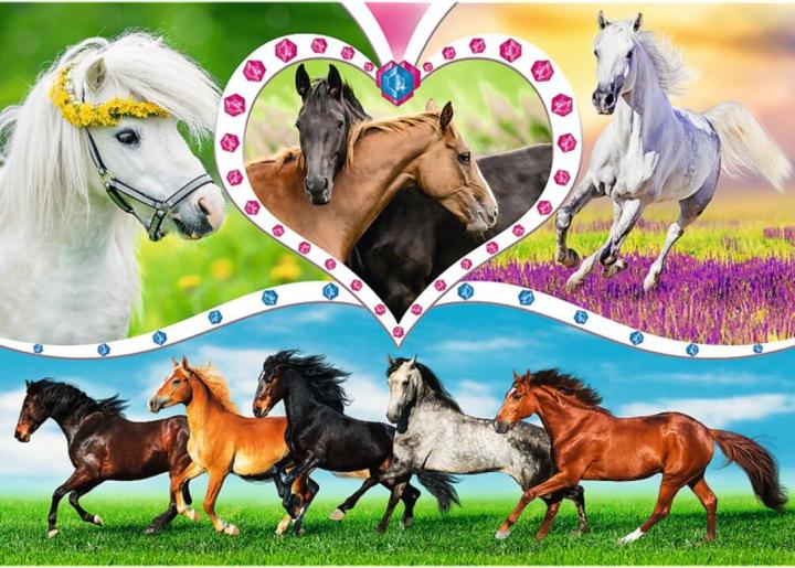 Immagine prodotto Ravensburger Puzzle di bellissimi cavalli (200 pezzi)