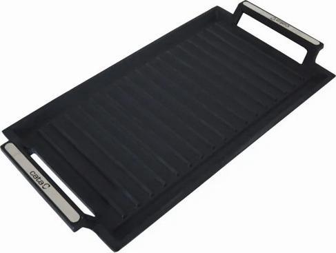 Immagine prodotto Cata | Griglia per barbecue a induzione, 22,8 x 43,2 x 3,8 cm | Nero (Padella grill, Ferro)