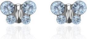Image du produit Studex Sensitive Boucles d'oreilles papillon aigue-marine (Acier inoxydable)