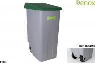 Immagine prodotto Denox bidone raccolta differenziata 110l. tana verde chi (110 l)
