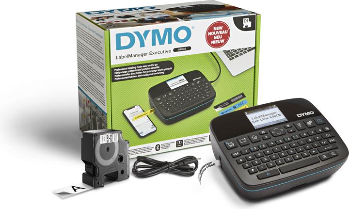 Produktbild Dymo LabelManager 640CB 6/9/12/19/24mm D1-Bänder Qwertz