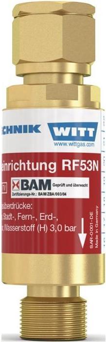 Actual product image Safety device TYPE RF 53 N G 3/8″ LH Fuel gas