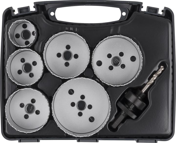 Produktbild wolfcraft wolfcraft 1 Lochsägen-Set BiM ø40,54,65,68,74,86mm (40, 54, 65, 68, 74 mm, 86 mm)