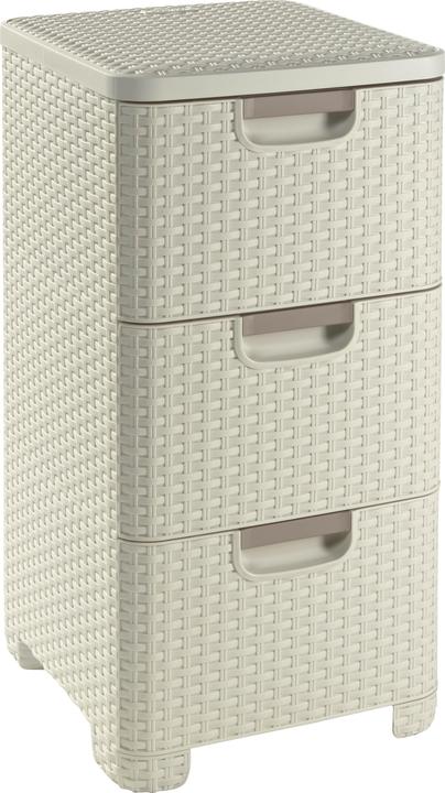 Actual product image Curver STYLE drawer tower 3x14L cream (38 x 33 x 60 cm, 84.90 l)