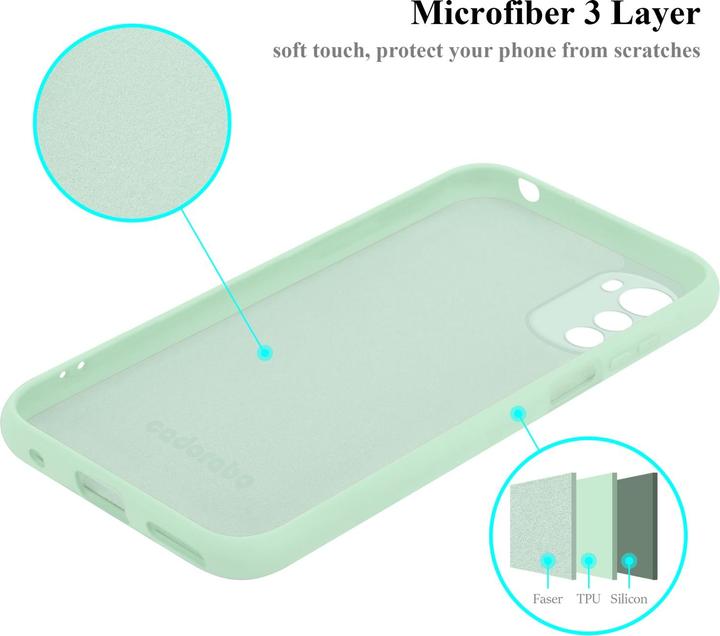 Productafbeelding Cadorabo TPU Liquid Silicone Hoesje Cover voor Motorola MOTO E32 4G / E32S (Motorola Moto E32s)